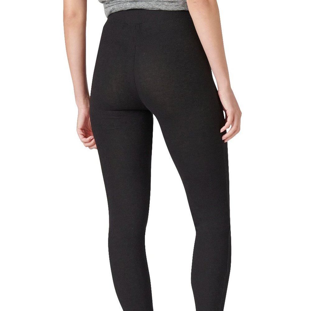 Lucky Brand Cloud Jersey Ribbed Legging - Black - Picture 2 of 7